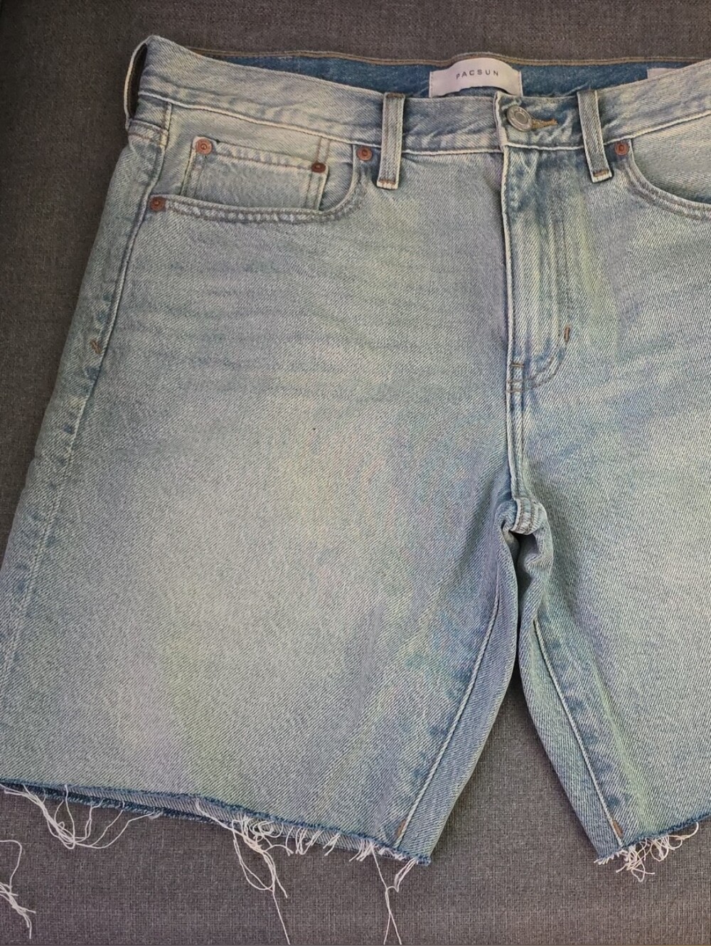 PacSun Men's Light Wash Denim Jean Shorts